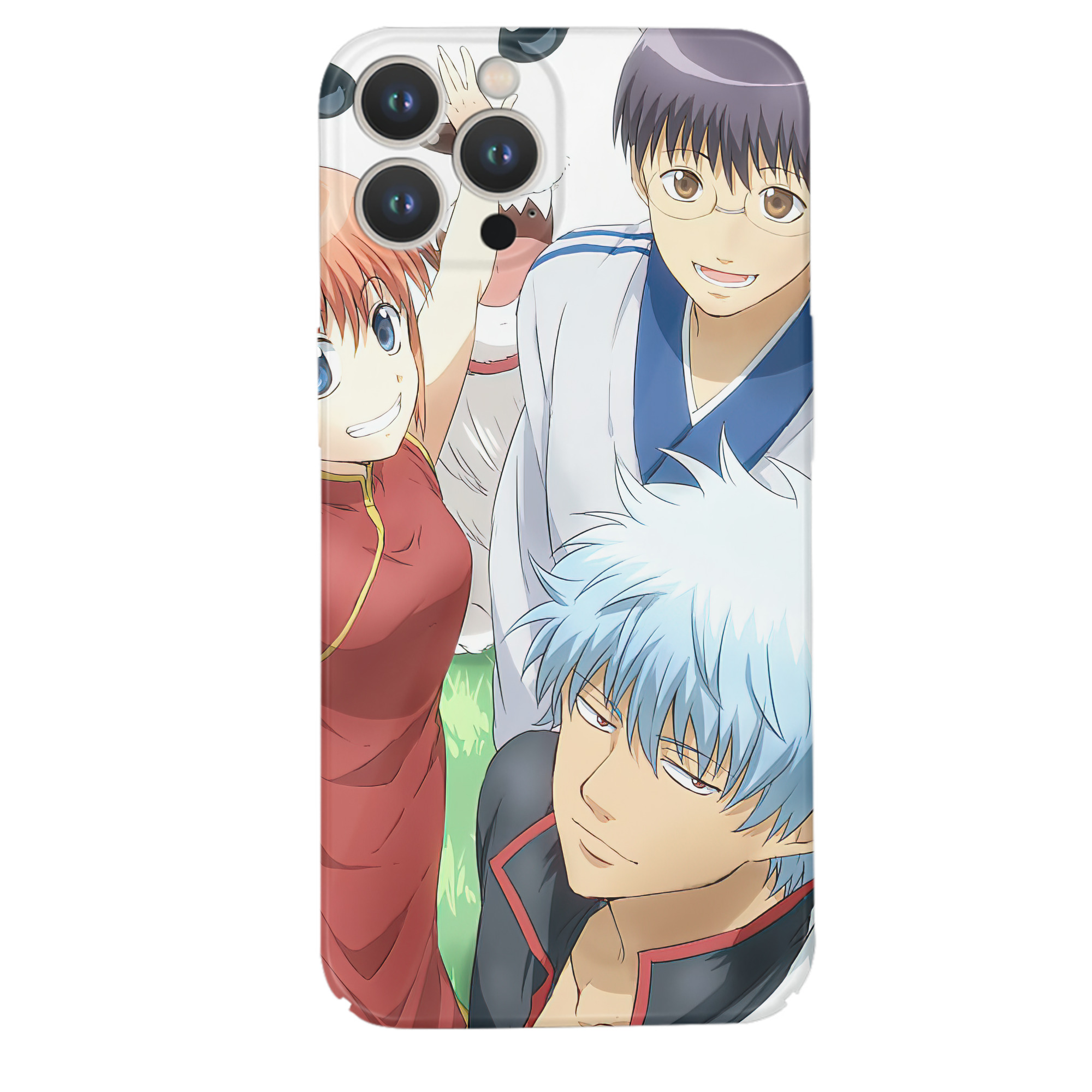 （画像用） ぎんたま 坂田銀時（さかたぎんとき） 神楽 志村新八（しむら しんぱち） GINTAMA Sakata Gintoki Kagura Shimura Shinpachi 【iPhone 14シリーズ対応】ハードケース